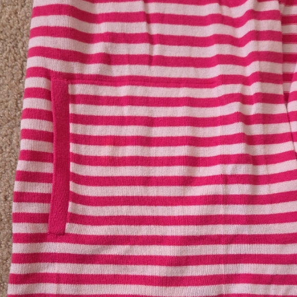 Lands' End Women's Colorful Striped Cardigan - Pink, Yellow, and Blue - Picture 14 of 15